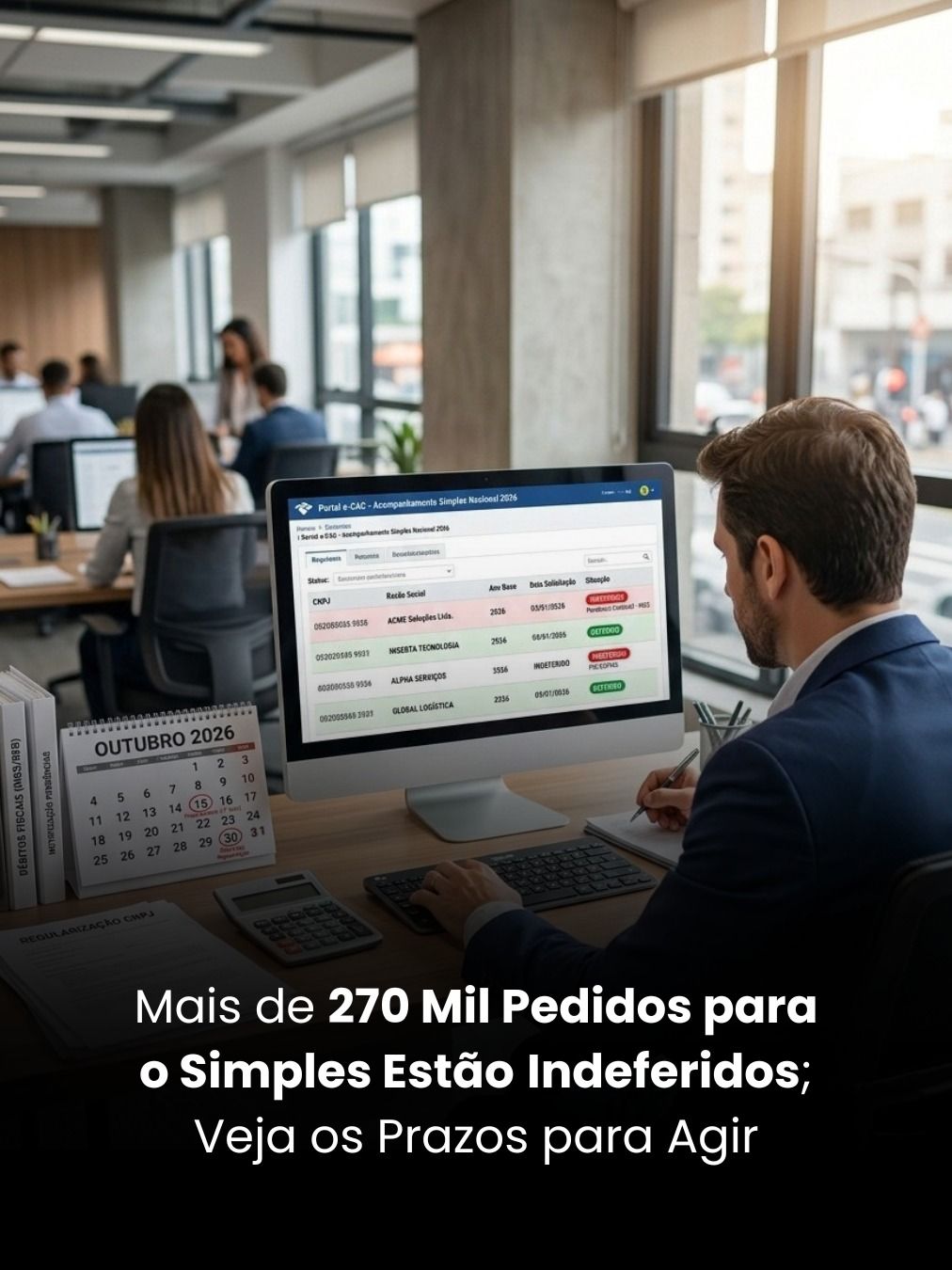 Mais de 270 Mil Pedidos para o Simples Estão Indeferidos; Veja os Prazos para Agir